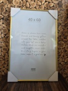 Złota rama Deknudt Frames 40x60 – Nowa!