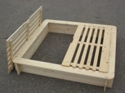 Piaskownica z pokrywą - drewniana - NOWA