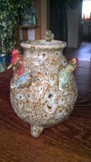 Wazon ceramiczny z ptaszkami (734)