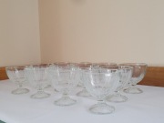 Komplet 12 szklanych pucharków lodowych 400ml