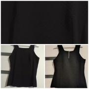 Bluzka | George | czarna | strukturalny materiał | rozmiar 14 | 42