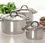 Zestaw garnków Ambition  stal nierdzewna 6 el.