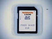 Karta SD - aktualizacja map urządzeń multimedialnych Nissan E-NV200