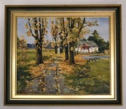 Magdalena Ostoja-Strzycka, Dworek jesienią obraz