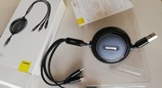 Baseus kabel 3w1 Golden Loop USB C micr Lightning 