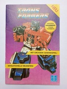 TRANSFORMERS - KATALOG reklamówka około 1989-1990 książeczka 32 strony