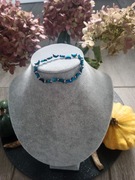 Bransoletka na gumce hematite