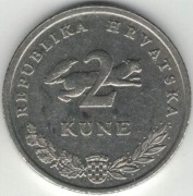 Chorwacja 2 kuny kune 2007 - 24,5 mm