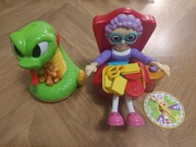 Zabawki  zrecznosciowe babcia i wąż. 