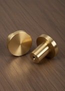 4x Uchwyt meblowy z prawdziwego mosiądzu zestaw