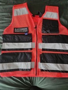 Kamizelka FLUO, RATOWNIK MEDYCZNY, rozm. UNIWERSALNY, Max-el, regulowana 