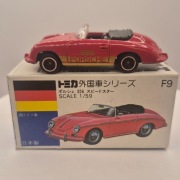 PORSCHE 356 SPEEDSTER  TOMICA TOMY MADE IN JAPAN