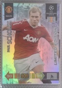 Scholes limited edition UEFA Champions League 2010/2011 panini Manchester