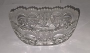 Patera kryształowa misa salaterka PRL 16 x 8 cm