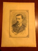 Drzeworyt 1884 r  Henryk Sienkiewicz   