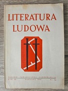Literatura Ludowa rok III 1959 nr 3-4 - praca zbiorowa