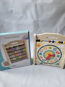 Zabawka edukacyjna drewniana , zegarek wiek 3 lata 