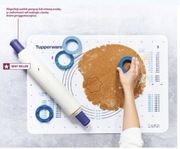 Tupperware Foremki do ciasta D 07 niebieski/bordo 