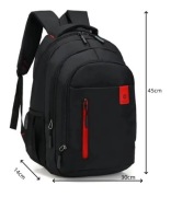 Plecak miejski, szkolny, do pracy, czarny