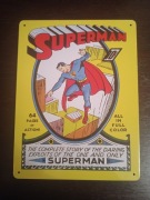 Superman Plakieta metalowa Szyld 