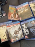 Zestaw gier PS4 (9 gier) stan idealny; Cyberpunk, Far Cry, TLOU2, Hogwarts…