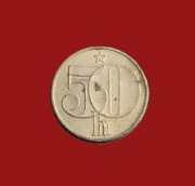 Moneta 50 halerzy 1984, Czechosłowacja