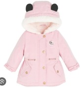Kurtka zimowa dla dziewczynki z myszką Minnie Cool Club r. 86 jak nowa