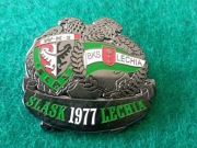 ODZNAKA ŚLĄSK WROCŁAW-LECHIA GDAŃSK 1977-srebrna