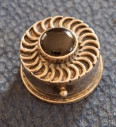 Pigularz srebro puzderko sygnowany Antyk 