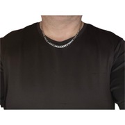 Naszyjnik Figaro 50 cm 5 mm – stal szlachetna + pudełko