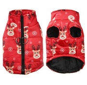 O implanty kurtka świąteczna dla psa roM XL