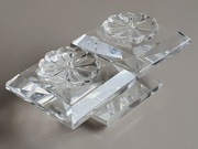 Mały, podwójny świecznik, Swavorski