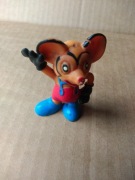 Gumowa figurka prl myszka
