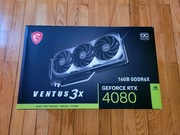 MSI GEFORCE RTX 4080 VENTUS 3X OC 16GB