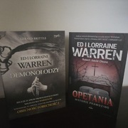 Dwie książki Ed I Lorraine Warren Demonolodzy I Opętania