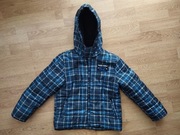 KURTKA ZIMOWA Z ODPINANYM KAPTUREM ROZMIAR 128