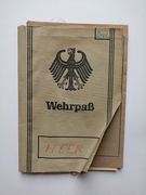 Książeczka wojskowa Wehrapss 