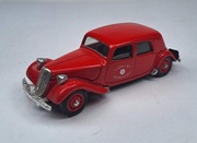 SOLIDO - CITROEN 15 SIX "SAPEURS POMPIERS", Made in France, skala 1:43
