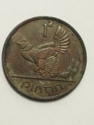 Sprzedam monetę Irlandia 1 pens 1949r. kura i pisklęta stan dobry
