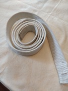 Pas biały do kimona