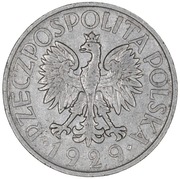 Zestaw monet II RP z lat 1923-1934. 20 groszy-5 złotych. Ag. N. 9 monet