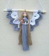 Aniolek wiszący prezent  handmade  35 cm