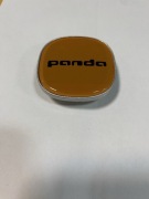 Element z logo Fiat Panda. Oryginalny kapsel do kołpaka samochodowego.