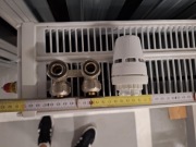 Grzejnik 90x90x15, stan deweloperski