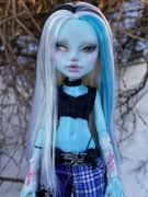monster high lalka frankie g3 ooak custom repaint