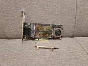 Adapter NVMe PCIe PCI express z chłodzeniem