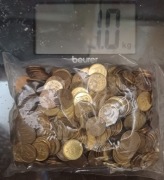 1 kg monet 2 groszowych