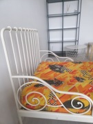 Łóżko metalowe z Ikei