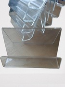 Stojak - ekspozytor - na wizytówki - plexi - komplet 4 szt.