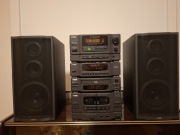  Zestaw Muzyczny Wierza Stereofoniczna,, Fisher CA-G5" Z Pilotem .